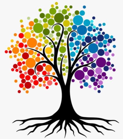 Coulourful tree image