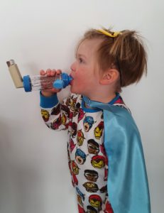 Child with spacer